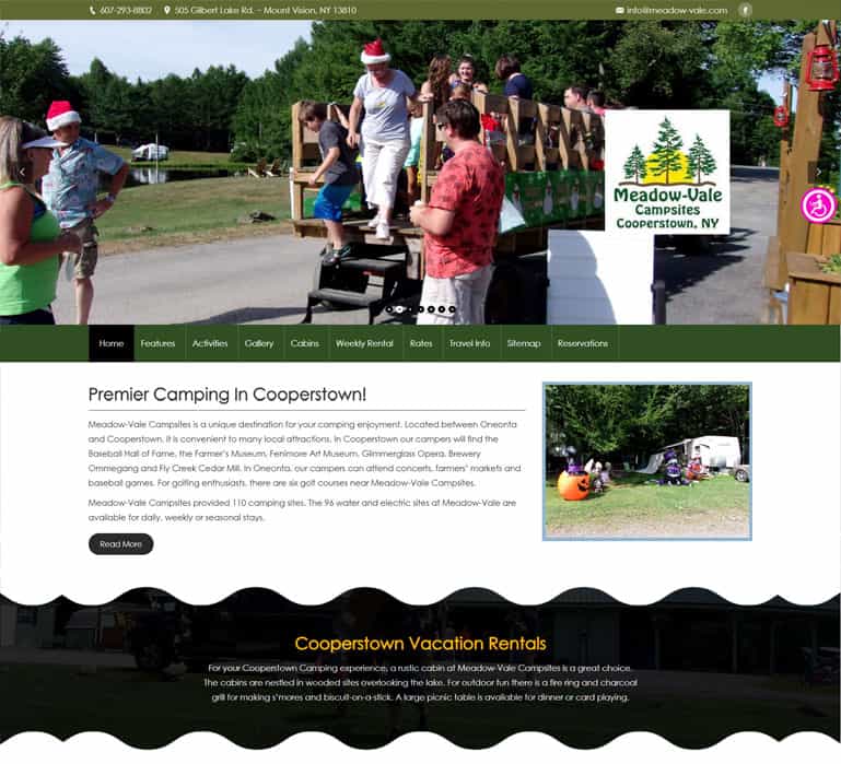 Meadow Vale Campsites Strait Web Solutions