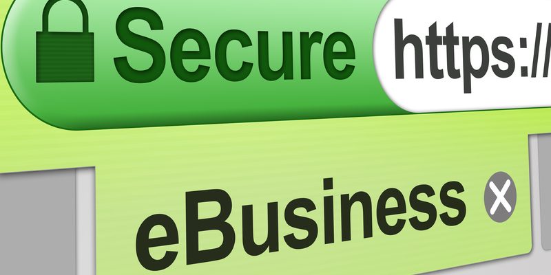 Secure HTTPS SSL certificate shown in browser address bar